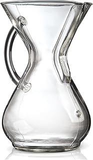 Chemex Pour-Over Glass Coffeemaker - Glass Handle Series - 6-Cup - Exclusive Packaging