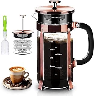 french-press-coffee-maker-304-stainless-steel-coffee-presswith-4-filters-system-heat-resistant-thickness-borosilicate-french-press-glass-bpa-free-brewed-tea-pot-coffee-plunger